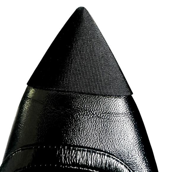 CHANEL 2024 Interlocking CC Logo Flats + Pearl - Picture 8 of 9